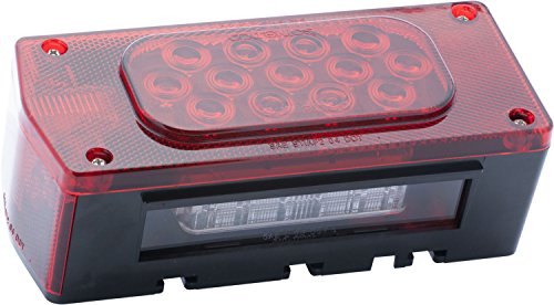 Optronics TLL36RK Red Rectangular Combination Tail Light Kit