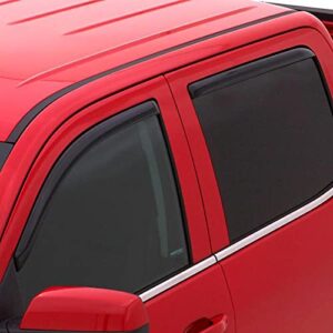 Auto Ventshade [AVS] In-Channel Ventvisor / Rain Guards | Smoke Color, 4 pc | 194943 | Fits 2003 - 2007 Honda Accord Sedan