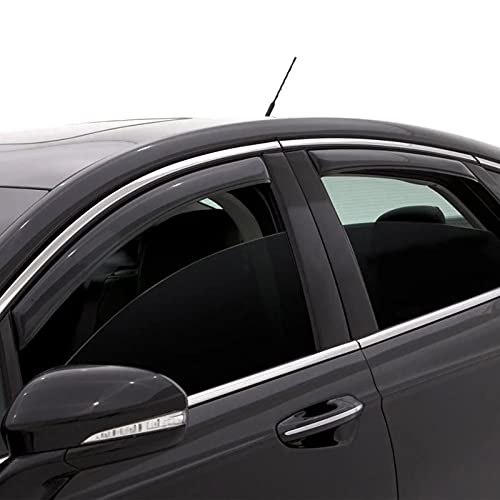 Auto Ventshade [AVS] In-Channel Ventvisor / Rain Guards | Smoke Color, 4 pc | 194943 | Fits 2003 - 2007 Honda Accord Sedan