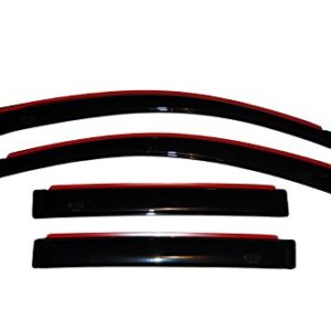 Auto Ventshade [AVS] In-Channel Ventvisor / Rain Guards | Smoke Color, 4 pc | 194837 | Fits 2004 - 2008 Chrysler Pacifica