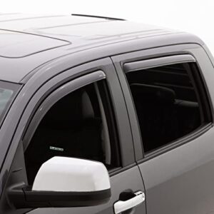 auto ventshade [avs] in-channel ventvisor / rain guards | smoke color, 2 pc | 192083 | fits 1999 – 2007 mazda b3000, 1999 – 2009 mazda b4000 extended cab, 1999 – 2011 ford ranger supercab