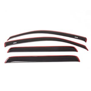 Auto Ventshade [AVS] In-Channel Ventvisor / Rain Guards | Smoke Color, 4 pc | 194241 | Fits 1996 - 2000 Honda Civic