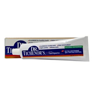 dr. tichenor’s extra whitening fluoride toothpaste 6.4 oz (pack of 2)