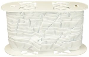 wright products ruffled quilt binding 2″ wide 15 yards-white