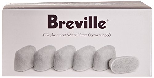 Breville BWF100 Single Cup Brewer Replacement Charcoal Filters White