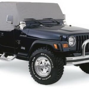 Rampage 4-Layer Breathable Cab Cover | Fits Over Installed Top, Grey | 1261 | Fits 1976 - 2006 Jeep Wrangler