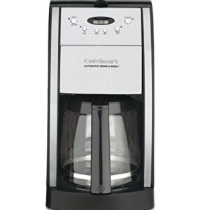 Cuisinart DGB-550BKP1 Automatic Coffeemaker Grind & Brew, 12-Cup Glass, Black