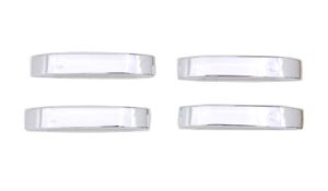 auto ventshade 685402 chrome door lever covers, 4-door set for 2004-2014 ford f-150 (handle only)