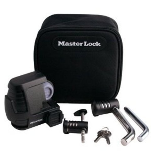 Master Lock Trailer Lock, Trailer Coupler & Receiver Lock Combo Pack, 3794DAT , Red