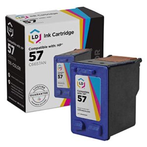 ld remanufactured ink cartridge replacement for hp 57 c6657an (color)
