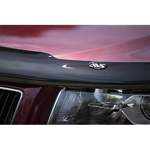 Auto Ventshade [AVS] Bugflector II / Hood Shield | High Profile, Dark Smoke | 24830 | Fits 2007 - 2018 Jeep Patriot