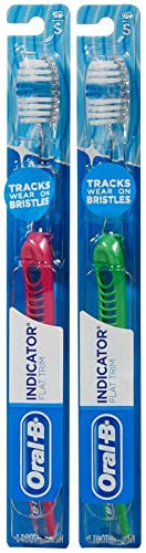 Oral B Indicator Toothbrush, Soft Compact Head (colors may vary)