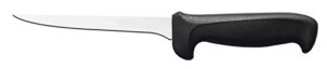 mundial 6-inch narrow stiff boning knife, black