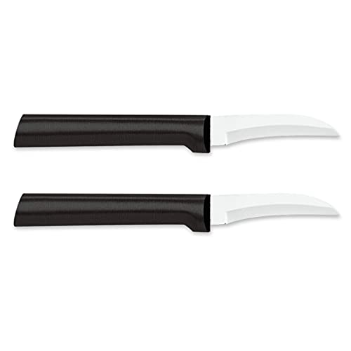 RADA Granny Paring Knife, Black Handle, Pack of 2