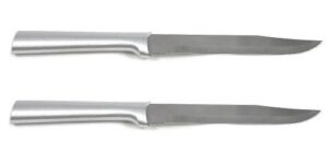 rada cutlery utility steak knife with aluminum handle pack of 2