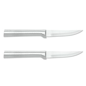 rada cutlery heavy duty paring knife with aluminum handle, pack of 2