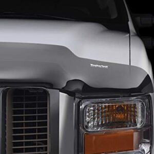 WeatherTech Custom Fit Stone & Bug Deflector for Chevrolet Silverado Crew Cab, Dark Smoke