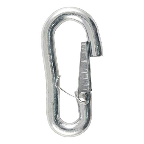 CURT 81271 Snap Hook Trailer Safety Chain Hook Carabiner Clip, 7/16-Inch Diameter, 5,000 lbs