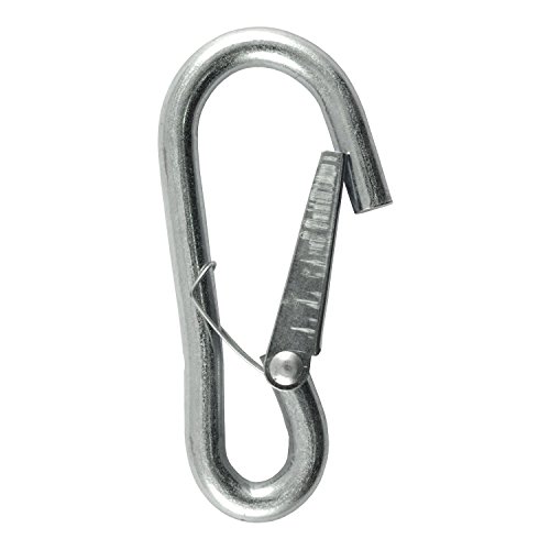 CURT 81261 Snap Hook Trailer Safety Chain Hook Carabiner Clip, 3/8-Inch Diameter, 2,000 lbs