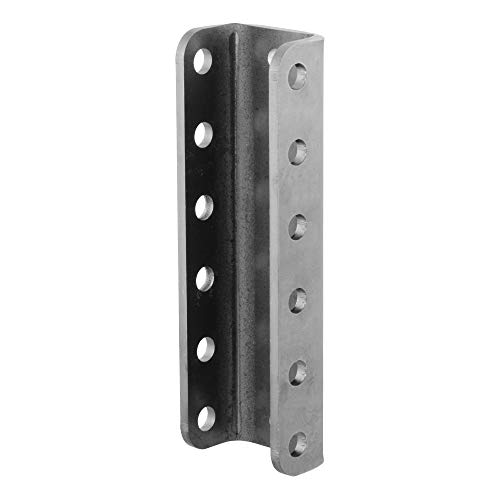 CURT 48650 Adjustable Lunette Ring or Coupler Channel 3-Inch ID x 11-3/4-Inch, 2-In Bolt Pattern