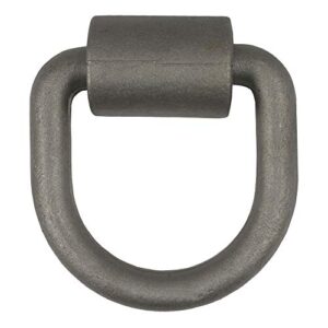 curt 83750 4-1/4 x 4-1/4-inch weld-on trailer d-ring tie down anchor, 18,000 lbs break strength
