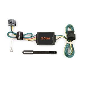 curt 55529 vehicle-side custom 4-pin trailer wiring harness, fits select kia sportage