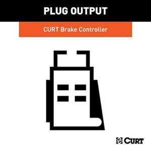 CURT 51363 Quick Plug Electric Trailer Brake Controller Wiring Harness, Select Toyota 4Runner, Land Cruiser, Sequoia, Tacoma, Tundra, Lexus GX, LX , Black