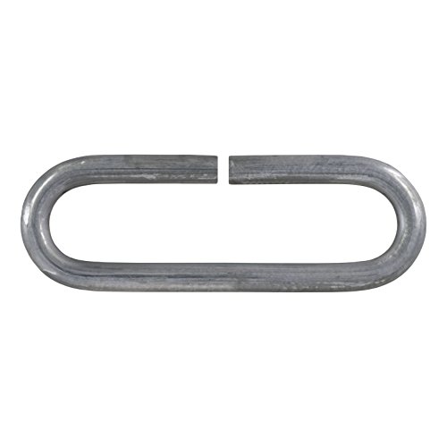 CURT 49950 Weld-On Raw Steel Safety Chain Loop, 10,000 lbs