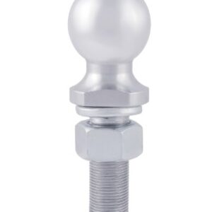 CURT 40074 Chrome Trailer Hitch Ball, 6,000 lbs, 2-Inch Diameter, 1 x 3-Inch Shank , White