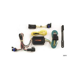 curt 56018 vehicle-side custom 4-pin trailer wiring harness, fits select saturn vue