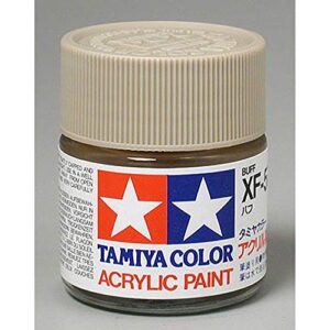 tamiya america, inc acrylic xf57, flat buff, tam81357