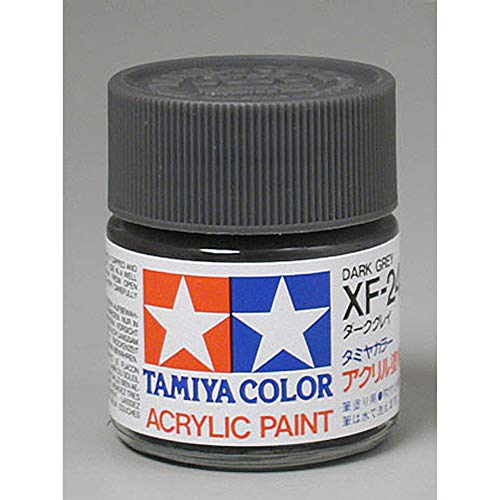 TAMIYA America, Inc Acrylic XF24, Flat Dark Gray, TAM81324