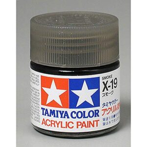 tamiya usa tam81019 acrylic x19 gloss smoke