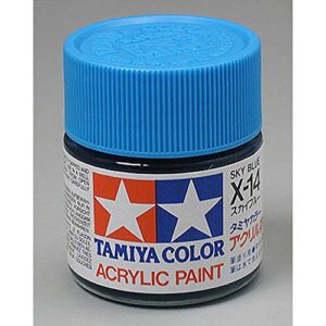 tamiya usa tam81014 acrylic x14 gloss sky blue