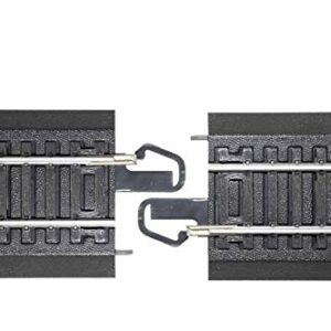 Bachmann Trains - Snap-Fit E-Z TRACK 9” STRAIGHT TRACK - BULK (50 pcs) - STEEL ALLOY Rail With Black Roadbed - HO Scale