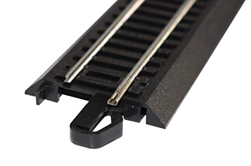 Bachmann Trains - Snap-Fit E-Z TRACK 9” STRAIGHT TRACK - BULK (50 pcs) - STEEL ALLOY Rail With Black Roadbed - HO Scale