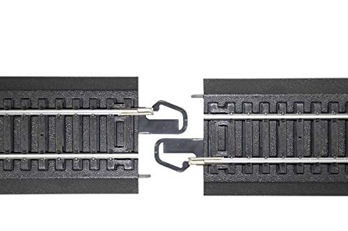 Bachmann Trains - Snap-Fit E-Z TRACK 90 DEGREE CROSSING (1/card) - STEEL ALLOY Rail With Black Roadbed - HO Scale