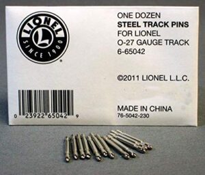 lionel o-27 scale steel track pins