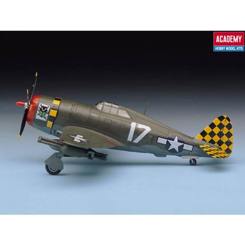 ACADEMY 12492 P-47D Thunderbolt Razorback, Multicolor