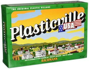 bachmann trains – plasticville u.s.a. buildings – classic kits – loading platform & crossing shanty – o scale