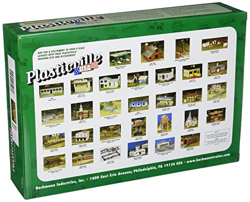 Bachmann Trains - PLASTICVILLE U.S.A. BUILDINGS – CLASSIC KITS - TWO-STORY HOUSE - O Scale