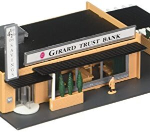 Bachmann Trains - PLASTICVILLE U.S.A. BUILT-UP BUILDING - DRIVE-IN BANK - N Scale