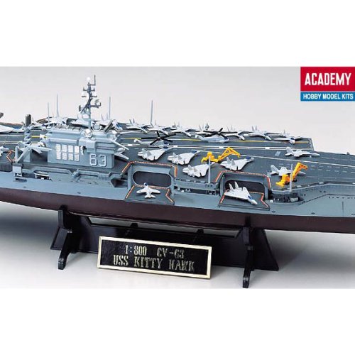 Academy 1/800 Scale U.S.S Kitty Hawk Model Kit