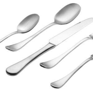 Ginkgo Bergen 45-Piece Flatware Set, Service for 8