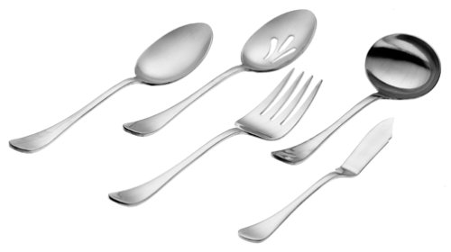 Ginkgo Bergen 45-Piece Flatware Set, Service for 8