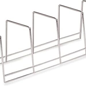 Better Houseware 1494/4 Plate Rack, standard, Silver