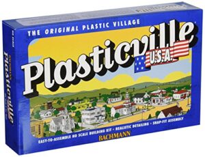 bachmann trains – plasticville u.s.a. buildings – classic kits – farm buildings with animals – ho scale