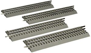 lionel fastrack 10” straight track, electric o gauge, 4-pack