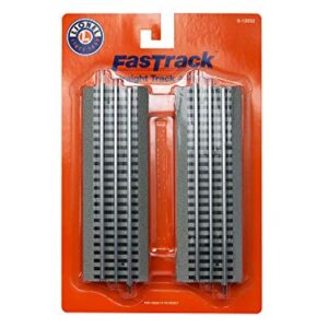 Lionel FasTrack 10” Straight Track, Electric O Gauge, 4-Pack