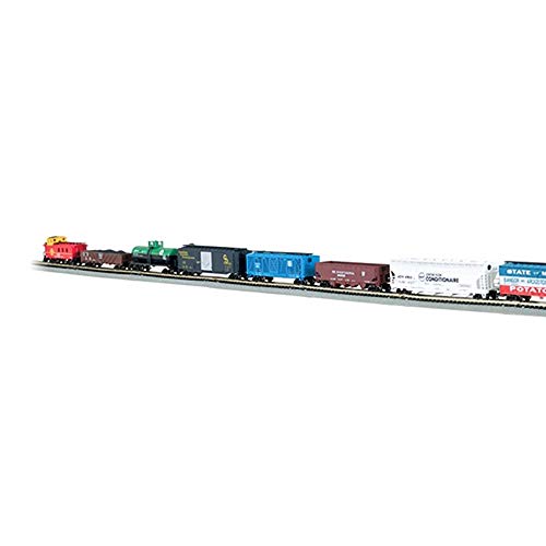 Bachmann Trains - Empire Builder Ready To Run 68 Piece Electric Train Set - N Scale